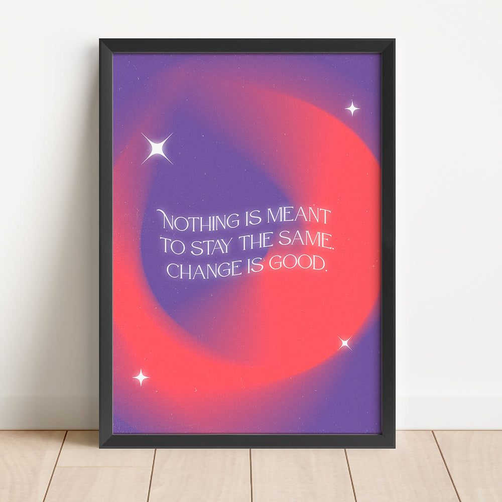 変化は良いことだ