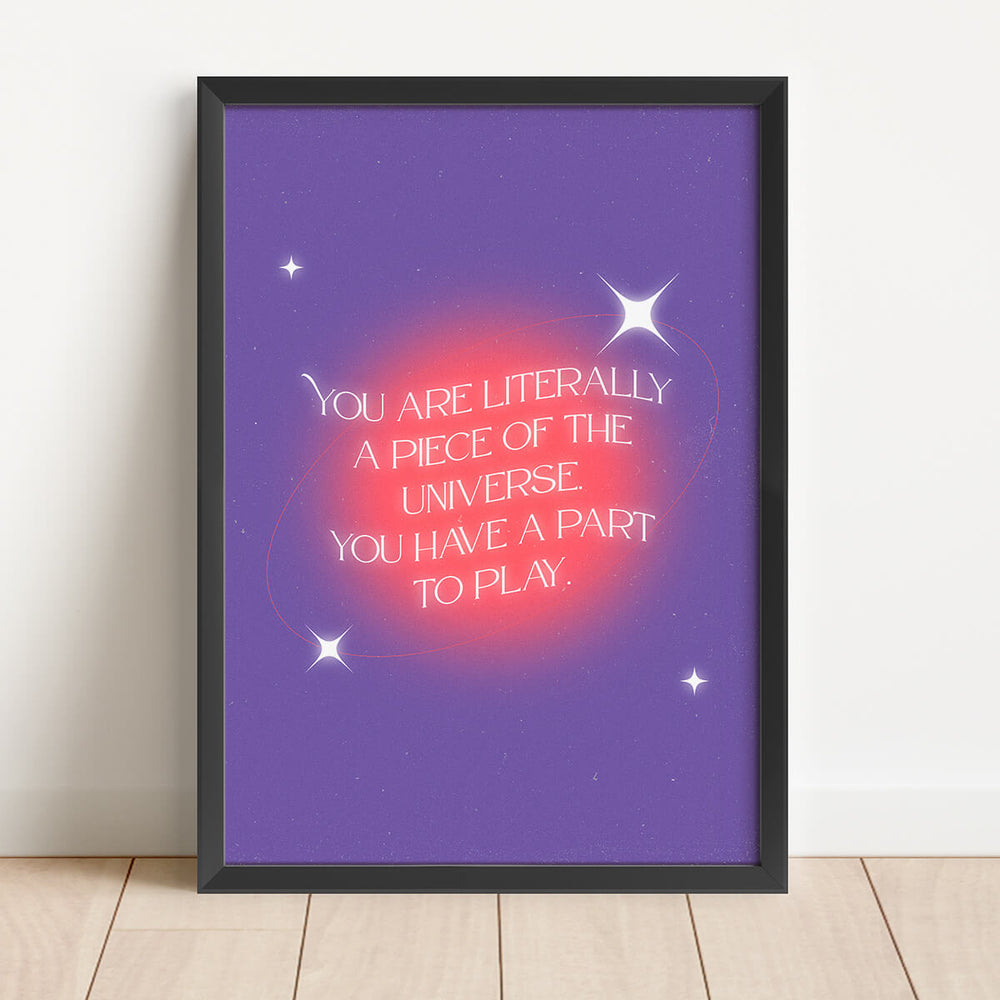 あなたは文字通り宇宙の一部です