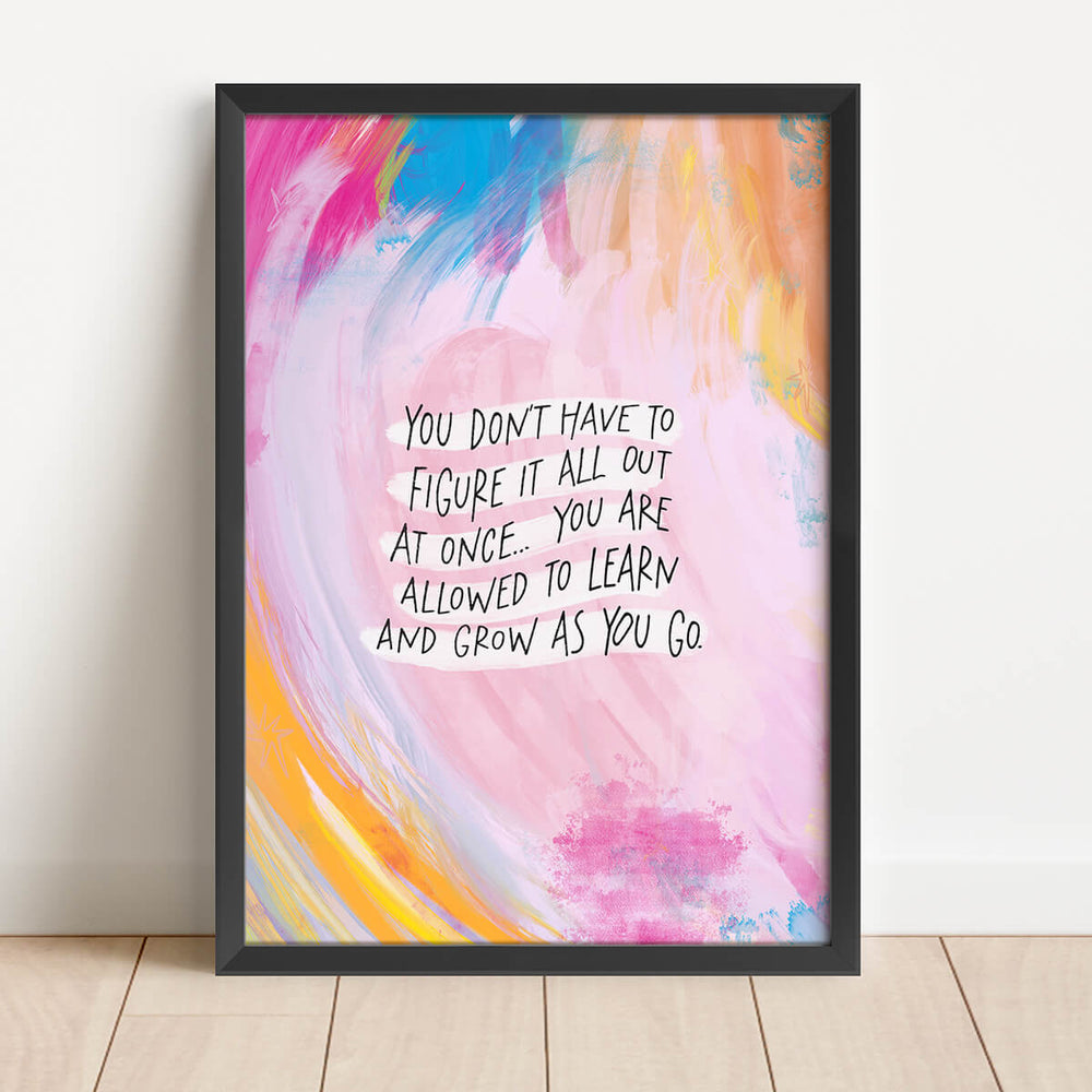 一度にすべてを理解する必要はない